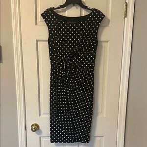 Black and White Polka Dot Dress